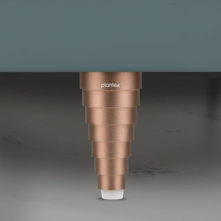 Plantex 4 Inch Sofa Legs for Bed Furniture/Sofa Legs for Table/Sofa Support Legs with Rubber Grip (Rose Gold, 8 Pcs)