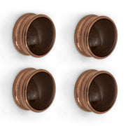 Plantex Knobs for Drawers/Drawer Knobs/Round Knob for Cabinets/Pull-Push Knob for Kitchen/Bedroom Drawer - Pack of 4 (Rose Gold)
