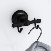 Plantex 304 Grade Stainless Steel Robe Hook/Cloth-Towel Hanger/Napkin Hanger/Bathroom Accessories - Skyllo (Black)