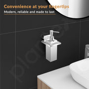 Plantex Liquid Soap Dispenser for Bathroom/304 Grade Stainless Steel Shampoo Dispenser/Handwash Dispenser/Bathroom Accessories - Pack of 1 (Delta - 2810, Chrome)
