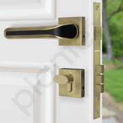 Plantex Main Door Lock for Home with 3 Years of Warranty/Mortise Locks for Door - Main Door Lock Set (PT-007- Brass Antique - Black)