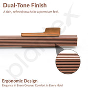 Plantex Cabinet Handle/Kitchen Cabinet Door Handle/Wardrobe/160 mm Cupboard Handle/Door Pull-Push Handle for Home/Office - Pack of 2 (Rose Gold)