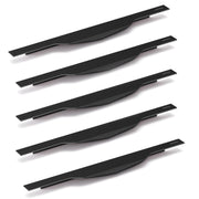 Plantex Profile Handle for Kitchen Cabinet/12 Inch Aluminium Drawer Profile Handle/Wardrobe Pull Handle for Home/Office/Hotel - Pack of 5 (Black)