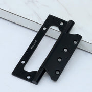 Plantex Butterfly Hinges for Door/Stainless Steel Door Hinges/5 Inch x 14 Gauge Hinge/2.5 mm Hinges for Home/Office/Hotel/Non-Mortise Hinge - Pack of 1 (Black)