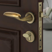 Plantex Mortise Door Lock/Main Door Handle Lock Set/Door lock for Home with Brass Lock Body & Cylinder - 3 Years of Warranty (7134, Brass Antique & PVD Gold)