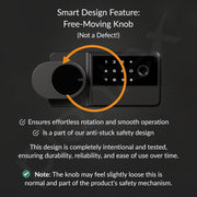 Plantex 106 Litre Digital Safe Locker For Home/Safety Locker Box with Biometric Fingerprint,Touchscreen & Emergency Key/Perfect Security Solution for Valuables/2 Years Warranty By Plantex - Black