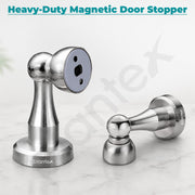Plantex Door Stopper for Home/Drill Free Stopper/Stainless Steel Self Adhesive Door Magnet for Home/Door Magnet Stopper for Office/Hotel - Pack of 1 (Matt)