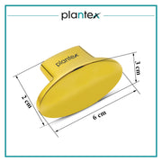 Plantex Knobs for Drawer/Small Drawer Knobs/Knobs for Cabinets/Pull-Push Knobs for Kitchen/Bedroom Drawer - Pack of 2 (Oval, Gold)