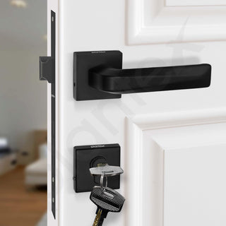 Plantex Premium Door Lock with 3 Years of Warranty/Main Door Locks for Home/Mortise Lock Set for Door (PT-013, Black)