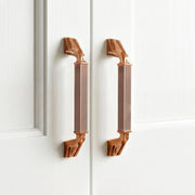 Plantex Aluminium Cabinet Handle/128mm Wardrobe Handle for Home/Cupboard Door Pull-Push Handles for Office - Pack of 1 (Rose Gold)
