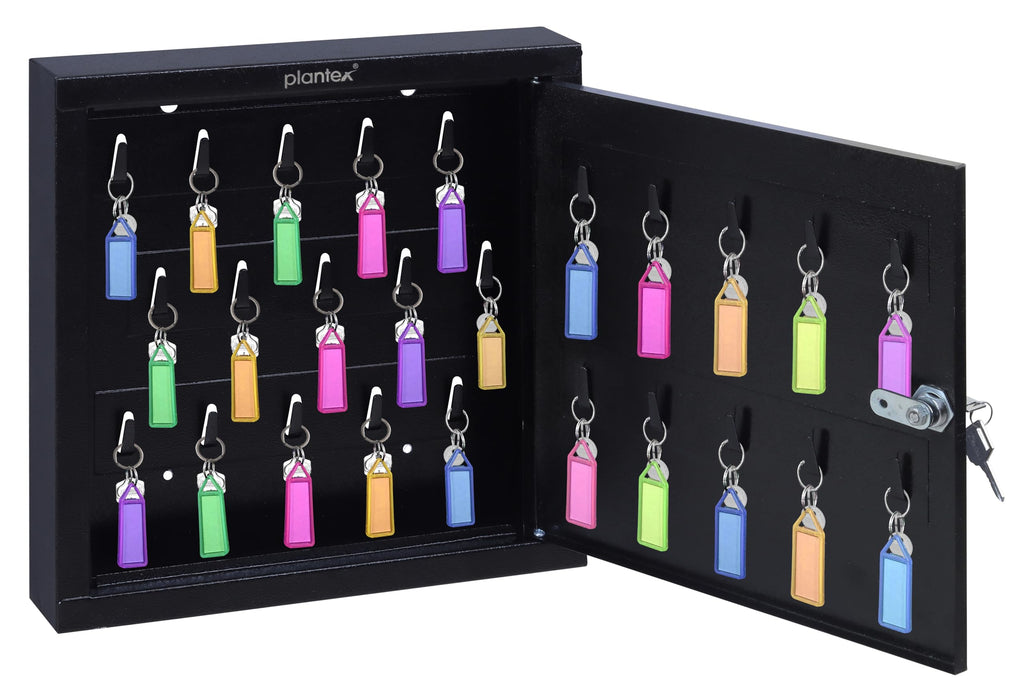 Plantex GI Metal Key Storage Box/Key Cabinet with 25 Key-Holders with ...