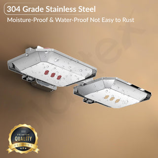 Plantex Stainless Steel 304 Grade Darcy Soap Holder for Bathroom/Soap Dish/Bathroom Soap Stand/Bathroom Accessories(Chrome) - Pack of 1