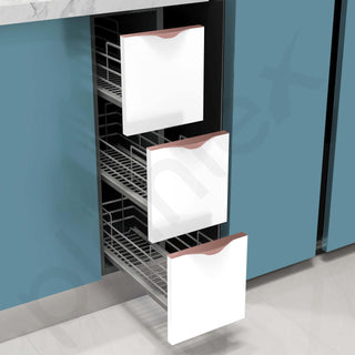 Plantex Profile Handle for Kitchen Cabinet/6 Inch Alluminium Drawer Profile Handle/Wardrobe Pull Handle for Home/Office/Hotel - Pack of 1 (Rose Gold)