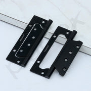 Plantex Butterfly Hinges for Door/Stainless Steel Door Hinges/5 Inch x 14 Gauge Hinge/2.5 mm Hinges for Home/Office/Hotel/Non-Mortise Hinge - Pack of 3 (Black)