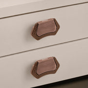 Plantex Drawer Kadi/3 Inch Chest Handle for Drawer/Rectangular Cabinet Kadi/Pull-Push Kadi for Home/Office Drawer - Pack of 2 (DTK-296, Rose Gold)