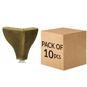 Plantex Heavy Duty Stainless Steel 4 inch Sofa Leg/Bed Furniture Leg Pair for Home/Furniture Sofa Legs for Table/Sofa Support Legs/Sofa Furniture Leg (Brass Antique) Set of 10 Pcs