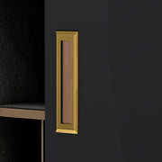 Plantex Sliding Door Handle/Concealed Handle for Sliding Door/160mm Concealed Handle for Wardrobe/Kitchen Cabinet - Pack of 1 (PVD Gold)