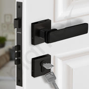 Plantex Heavy Duty Main Door Lock Set with 3 Keys/Mortise Door Lock for Home/Office/Hotel (7116 - DC-Black & Z-Black)