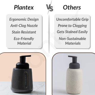 Plantex Ceramic Soap Dispenser for Washbasin/Hand Soap Dispenser/Soap Dispenser for Kitchen/Bathroom Accessories - Pack of 1