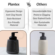 Plantex Ceramic Soap Dispenser for Washbasin/Hand Soap Dispenser/Soap Dispenser for Kitchen/Bathroom Accessories - Pack of 1