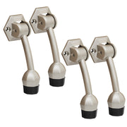 Plantex Door Stopper for Main Door/5-Inch Stopper with Rubber Grip/Stoppers for Wooden Door/Stops for Door â€“ Pack of 4 (Satin)