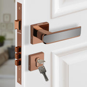 Plantex Premium Door Lock with 3 Years of Warranty by plantex/Main Door Lock for Home/Mortise Locks for Door (7112 - PVD Choco & Satin Black)