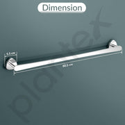 Plantex  J4 Stainless Steel Towel Holder in Bathroom/Cloth Hanger for Bathroom/24 Inch Single Towel Rod/Bathroom Accessories (Chrome Finish) Angel