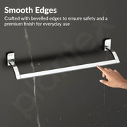 Plantex 304 Grade Stainless Steel Towel Rod for Bathroom/Towel Bar/24 Inch Towel Hanger/Towel Holder/Bathroom Accessories - Pack of 1 (1901, Chrome)