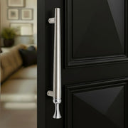 Plantex Main Door Handle/Stainless Steel & Aluminium Door Handle/300mm Pull-Push Handle for Home/Office/Hotel - Pack of 1 (DTMD-413, Satin & Chrome)