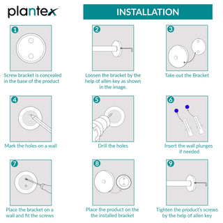 Plantex Stainless Steel Towel Holder in Bathroom/Single Towel Rod for Bathroom/Cloth Hanger/Bathroom Accessories (24 - Inch) Chrome Finish - Pack of 2