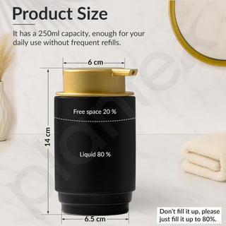 Plantex Ceramic Soap Dispenser for Washbasin/Hand Soap Dispenser/Soap Dispenser for Kitchen/Bathroom Accessories - Pack of 1