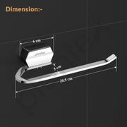 Plantex Napkin Ring for Bathroom/304 Grade Stainless Steel Towel Ring/Towel Holder/Towel Hanger/Bathroom Accessories - Pack of 1 (Delta - 2803, Chrome)