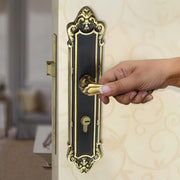 Plantex Premium Main Door Lock - 6-Lever Mechanism, 3-Year Warranty, Mortise Lock Set for Home (Finish)