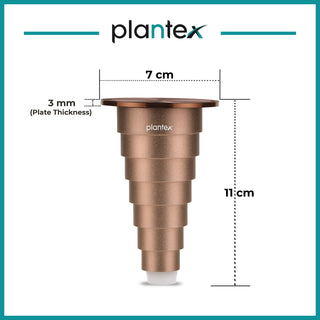 Plantex Rose Golden Eiffel 4-inch Sofa Leg for Table and furnitures - 10 Pcs
