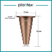 Plantex Heavy Duty Stainless Steel 4 inch Sofa Leg/Bed Furniture Leg Pair for Home/Furniture Sofa Legs for Table/Sofa Support Legs/Sofa Furniture Leg (Rose Gold) Set of 10 Pcs