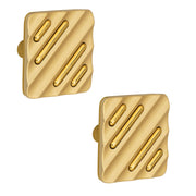Plantex Knobs for Drawers/Drawer Knobs for Cabinets/Pull-Push Knobs for Kitchen/Bedroom Drawer - Pack of 2 (SH-434, Gold & Gold Matt)