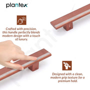 Plantex 12 Inch Main Door Handle/Aluminium Handle for Door/Pull-Push Handle for Home/Office/3 Years Warranty By Plnatex - Pack of 1 (APS-612, Rose Gold)