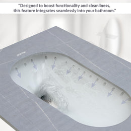 Plantex Indian Toilet/Orrisa Pan for Bathroom/Household Squatting Pan/Sintered Stone Base Ceramic Sanitaryware Toilet - (WC-03)