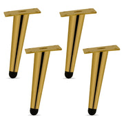 Plantex Heavy Duty Stainless Steel 6 inch Sofa Leg/Bed Furniture Leg Pair for Home/Furniture Sofa Legs for Table/Sofa Support Legs/Sofa Furniture Leg (Gold) Set of 4 Pcs