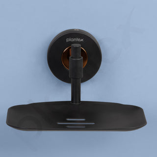 Plantex Brass with 304 Grade Stainless Steel Soap Holder for Bathroom/Soap Dish/Soap Stand/Bathroom Accessories - RDAB (Black)