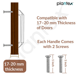 Plantex Cabinet Handle/160mm Handle for Cabinet/Wardrobe Handle/Door Pull-Push Handle for Home/Office - Pack of 1 (Rose Gold)