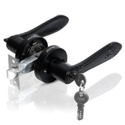 Plantex Door Lock for Main Door/Mortise Lock for Home/Door Handle Lock Set with 3 Computerise Keys - (Black)