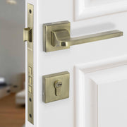 Plantex Heavy-Duty Door Lock/Main Door Locks for Home/Mortise Lock Set with 3 Years of Warranty (605-Brass Antique)