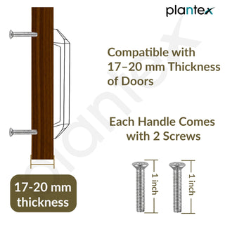 Plantex Cabinet Handle/96mm Handle for Cabinet/Wardrobe/Kitchen Handle/Door Pull-Push Handle for Home/Office - Pack of 1 (Brass Antique)