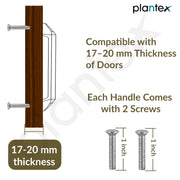 Plantex Cabinet Handle/Kitchen Cabinet Door Handle/Wardrobe/288 mm Cupboard Handle/Door Pull-Push Handle for Home/Office - Pack of 2 (Brass Antique)