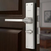 Plantex Stainless Steel Door Lock Ã¢â‚¬â€œ Bathroom Door Lock/Mortise 8inch Keyless Plate Handle Set for Home/Bathroom/Store Room/Balcony/Office - Pack of 1 (DTM-660, Matt)
