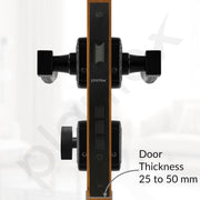 Plantex Premium Door Locks with 3 Years of Warranty by Plantex/Main Door Lock for Home/Mortise Lock for Door (643 - Black)