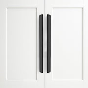 Plantex Cabinet Handle/Kitchen Cabinet Door Handle/Wardrobe/288 mm Cupboard Handle/Door Pull-Push Handle for Home/Office - Pack of 2 (Black)