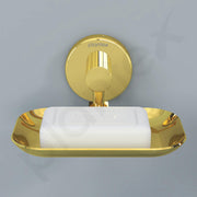 Plantex Galaxy 304 Grade Stainless Steel Single Soap Holder/Bathroom Soap Holder/Wall Mounted Soap Stand for Kitchen- (PVD Gold)