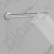 Plantex 12-Inch Round Cross Shower Arm for Overhead Shower/Stainless Steel Shower Pipe/Wall Mount Bathroom Fitting with Â½-Inch Thread - Pack of 1 (Chrome)